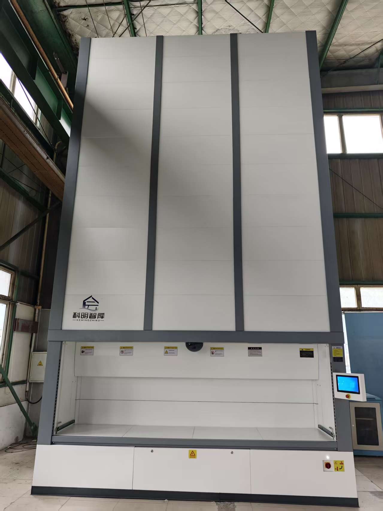 自动立体货柜厂家科普:制造业重型材料存储解决方案